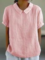 Opal | Blusa Feminina Manga Curta Gola Aberta