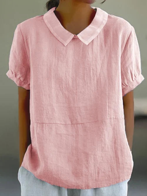 Opal | Blusa Feminina Manga Curta Gola Aberta