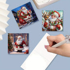 Vera | Kit Pintura Diamante 12 Cartões Natal Pai Natal