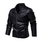 Saoirse | Homem Biker Jacket Forrado Ombros Estruturados