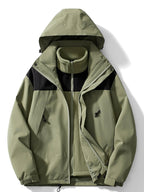 Maren | Jaqueta Outdoor 3 em 1 Impermeável Corta-Vento Forro Polar Removível