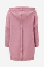 Vianne | Cardigan Oversize com Capuz Tricô Feminino