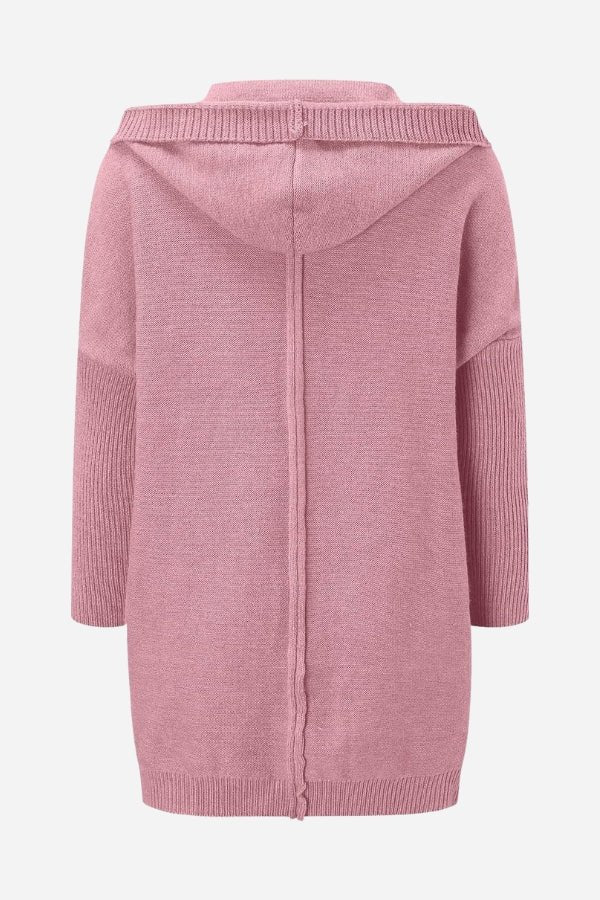 Vianne | Cardigan Oversize com Capuz Tricô Feminino