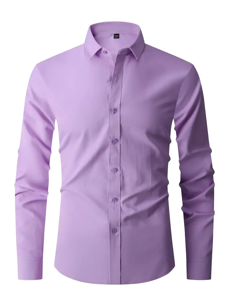 Luna | Camisa Slim Fit Masculina com Botões