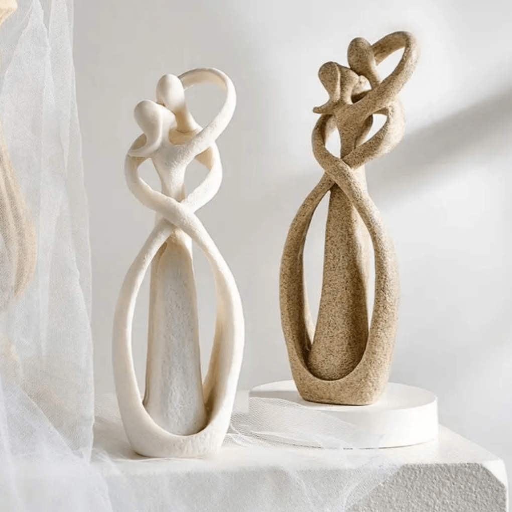 Aria | Escultura Abstrata | Amor Eterno, Decoração | Resina, Presente Especial
