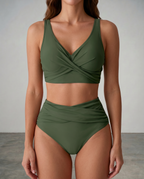 Biquíni Envolvente Mulher | Design Cruzado, Conforto Elástico