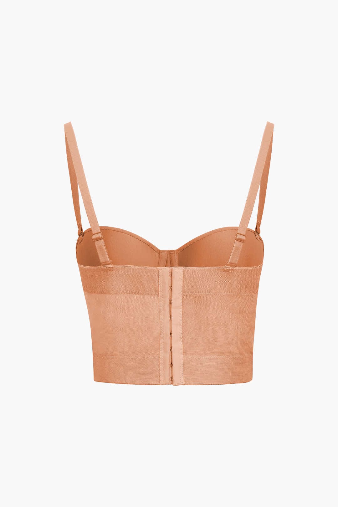 Top de Renda Feminino Bustier com Suporte e Alças Ajustáveis