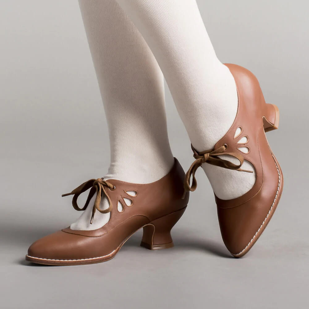 Clea | Sapatos Mary Jane Femininos Salto Bloco Baixo Bico Redondo