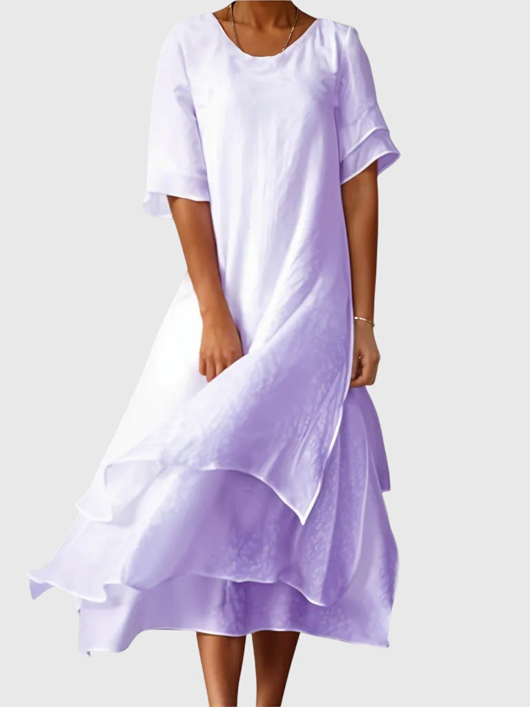 Jolie | Vestido Feminino Decote Aberto Corte Fluido