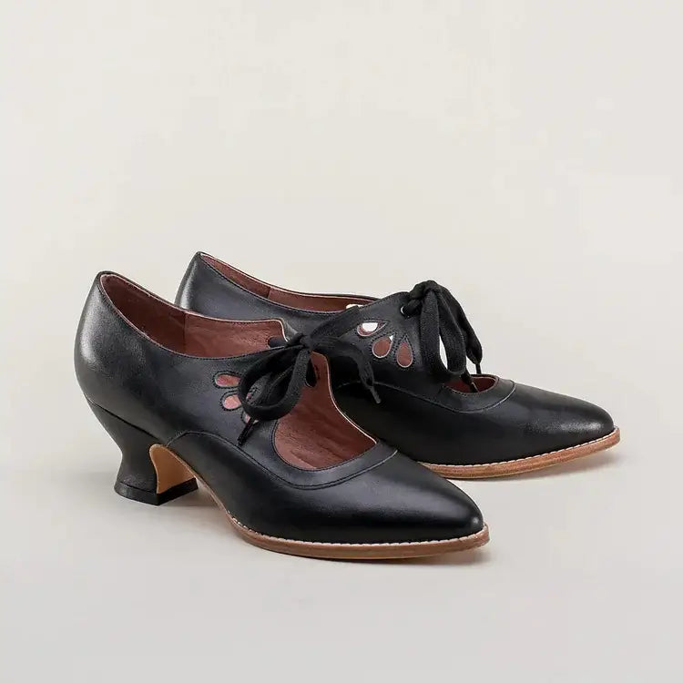Clea | Sapatos Mary Jane Femininos Salto Bloco Baixo Bico Redondo