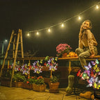 Maren | Luzes Solares de Borboleta para Jardim | 2 Pacotes, 56 LEDs, IP65 | Decoração Externa