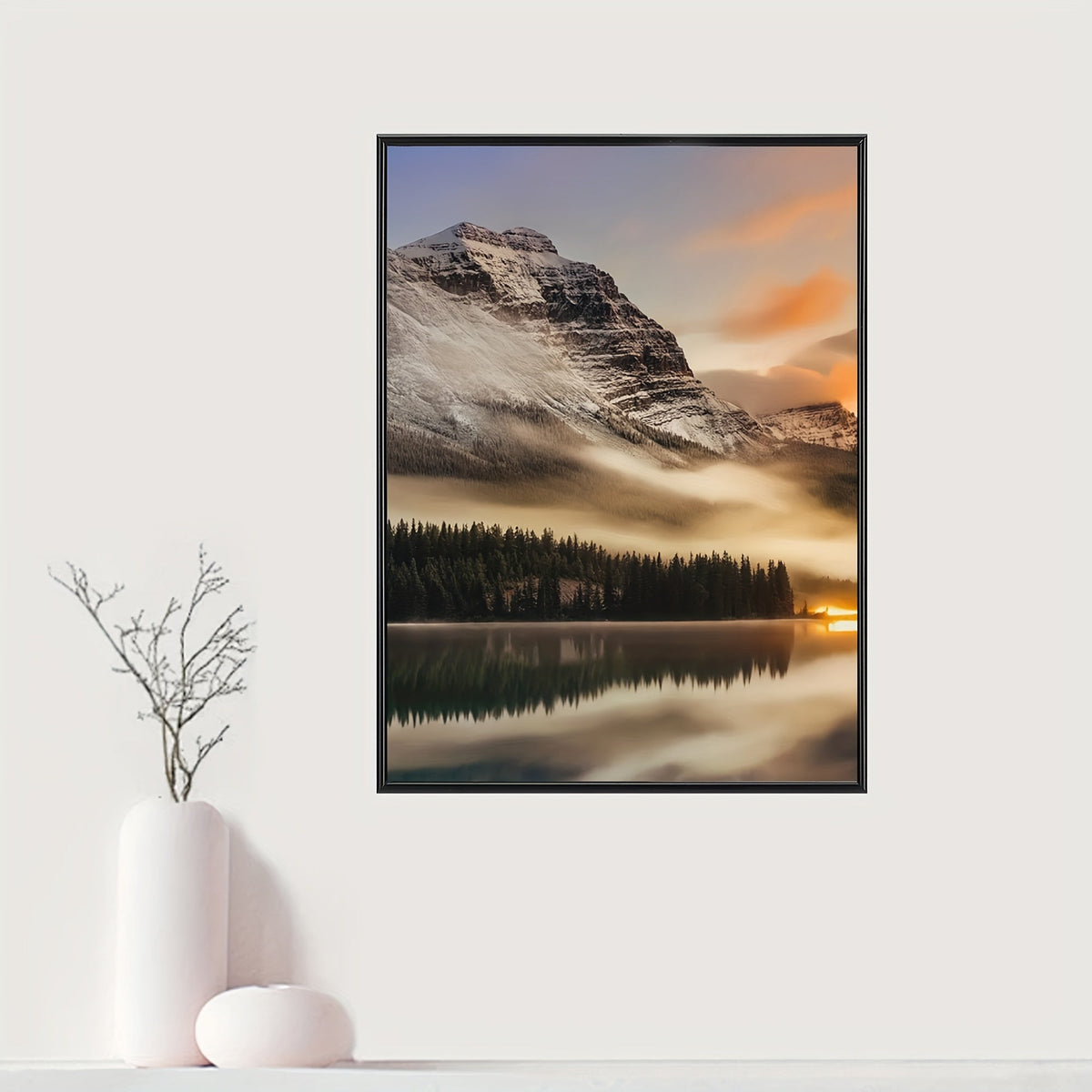 Moldura para Foto | Decoração Parede e Mesa, Preta | Zinnia