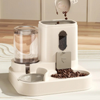 Esma | Comedouro Automático para Cães e Gatos | 2 em 1 com Bebedouro | Sem Energia, BPA-Free