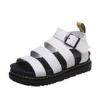 Sandálias Femininas de Couro | Conforto e Estilo | Preto, Branco, Bordô