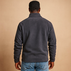 Anouk | Homem Fleece Pullover Meio Fecho