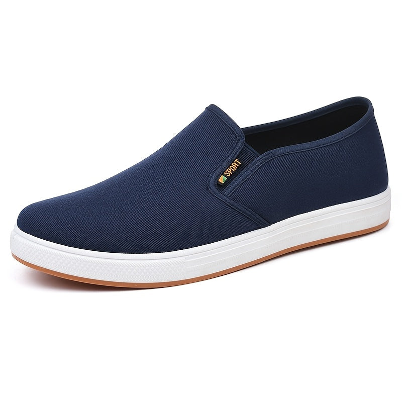 Saoirse | Homem Loafers Lona Slip On Painéis Elásticos