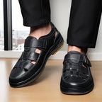 Lyra | Sandálias de Couro Masculinas Slip On