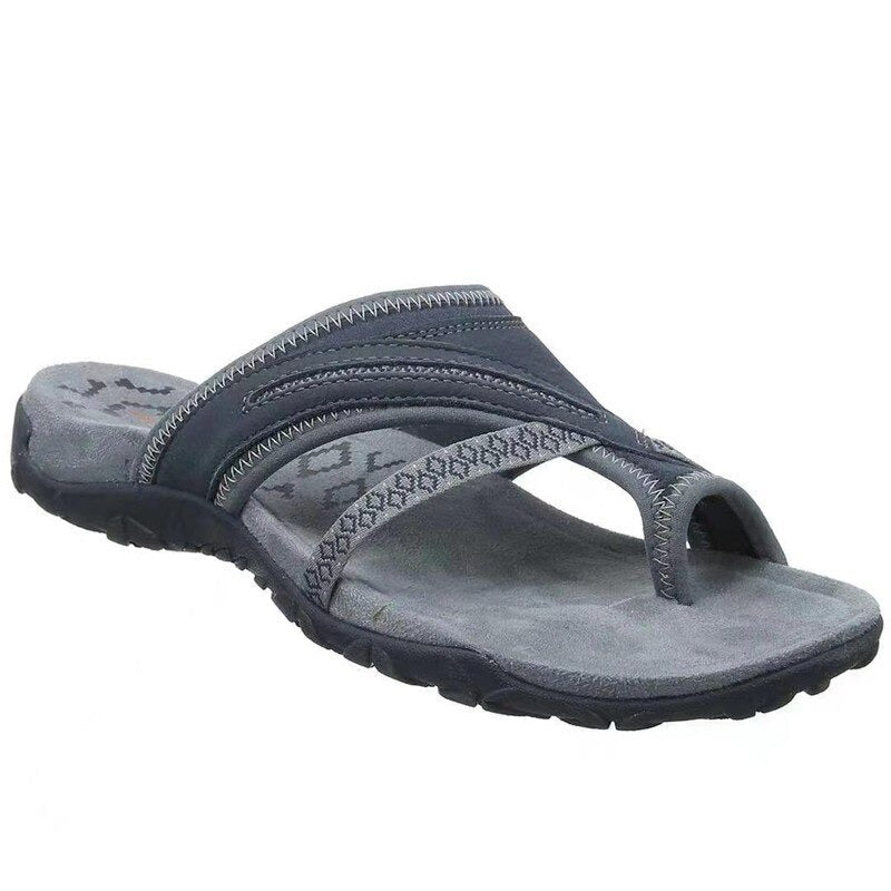 Willa | Sandálias Ortopédicas Femininas Flip Flop Suporte Plantar