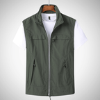 Wenna | Colete Masculino Utility Regular Fit com Bolsos