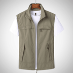 Wenna | Colete Masculino Utility Regular Fit com Bolsos