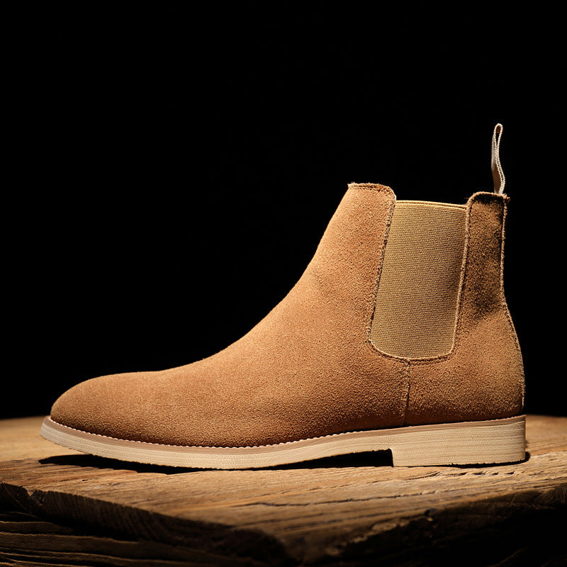 Botas Chelsea Masculinas | Camurça, Tornozelo Baixo | Elegantes