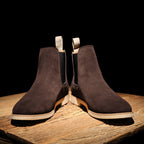 Botas Chelsea Masculinas | Camurça, Tornozelo Baixo | Elegantes