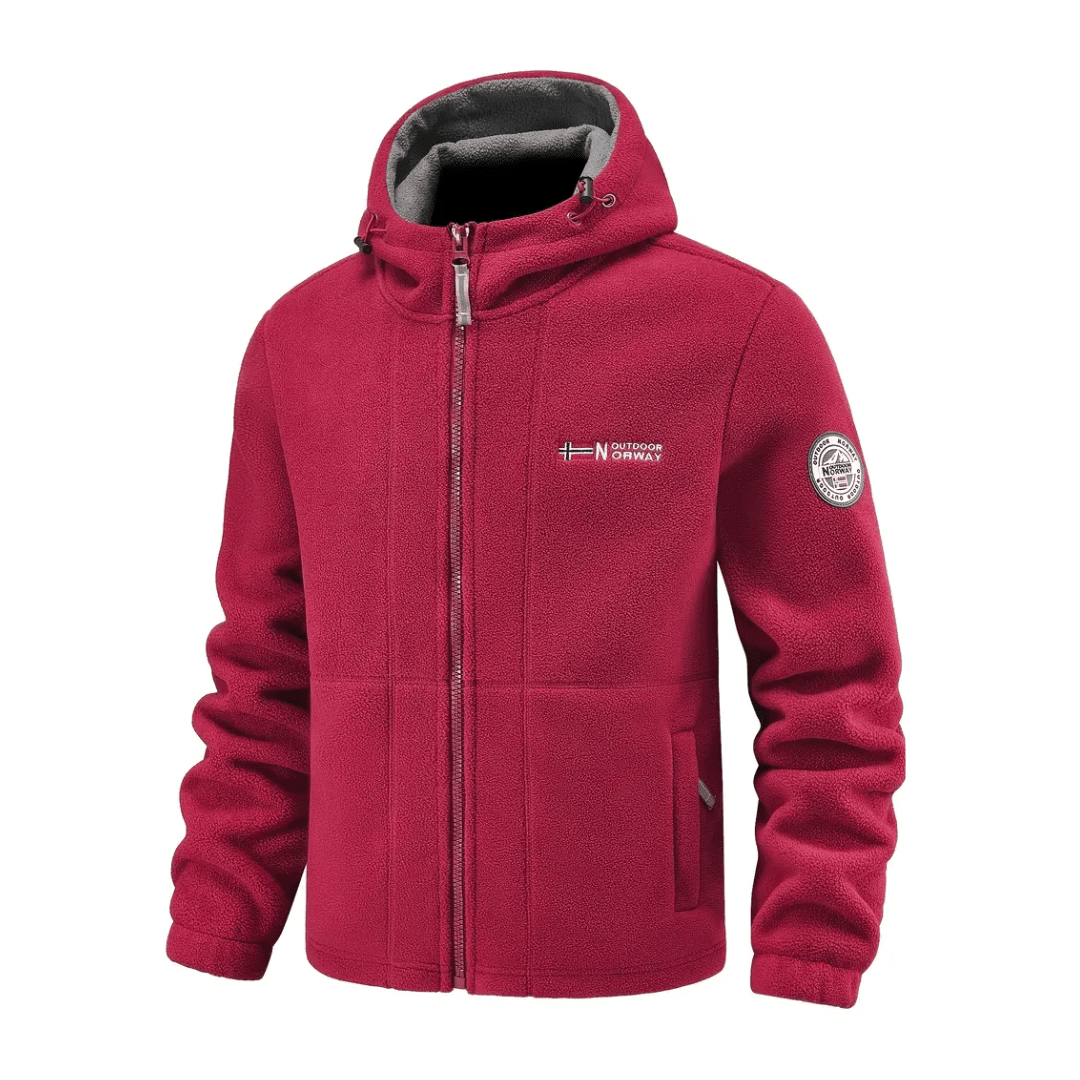 Vada | Casaco Fleece Masculino Corta-Vento Regular Fit