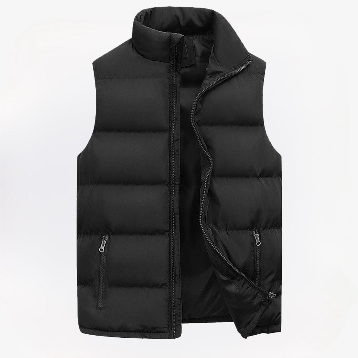 Ondine | Colete Acolchoado Masculino com Fecho de Correr