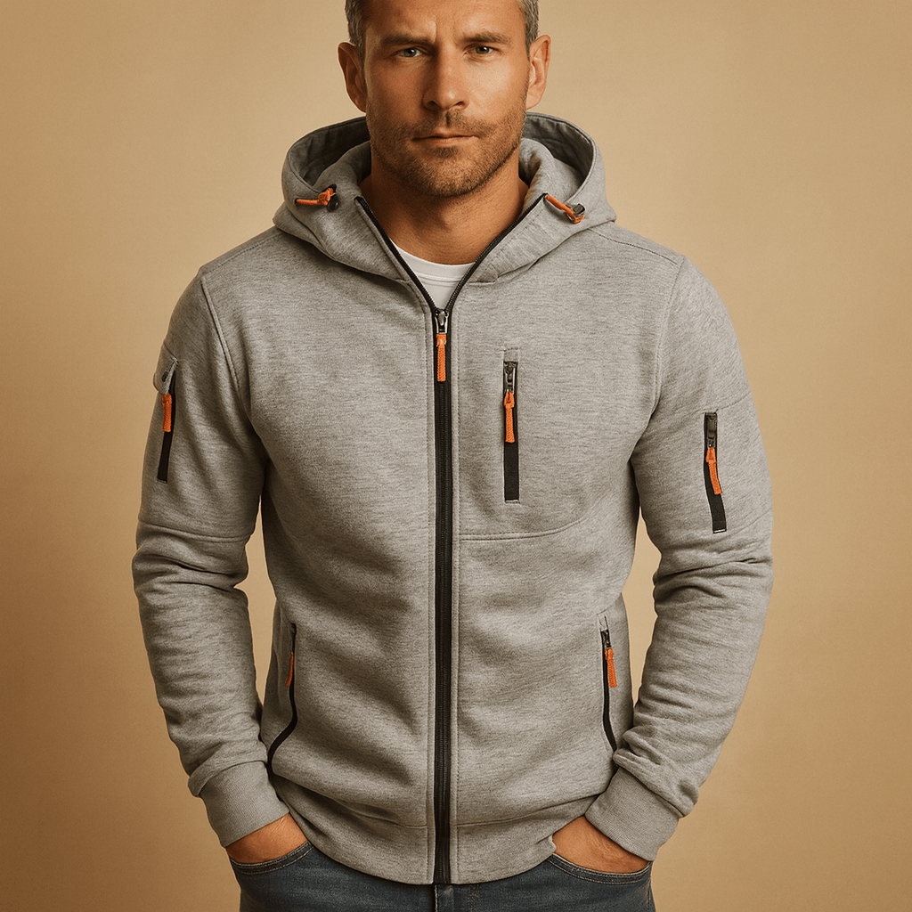 Zelda | Homem Hoodie com Fecho de Correr Regular Fit