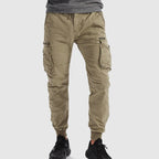 Calças Cargo Jogger Táticas Masculinas Cintura Elástica