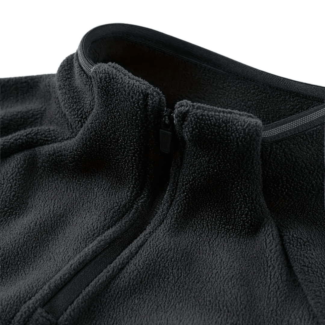 Lena | Homem Fleece Térmico Meio Fecho Casaco Regular Fit