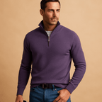 Homem Camisola Half-Zip Regular Fit