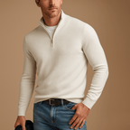 Homem Camisola Half-Zip Regular Fit