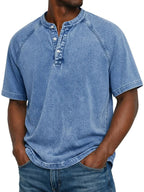 Anouk | Camisa Masculina Manga Curta com Botões Casual