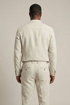 Wilhelmina | Conjunto Masculino Linho Blazer e Calça Relaxed Fit