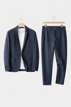 Wilhelmina | Conjunto Masculino Linho Blazer e Calça Relaxed Fit