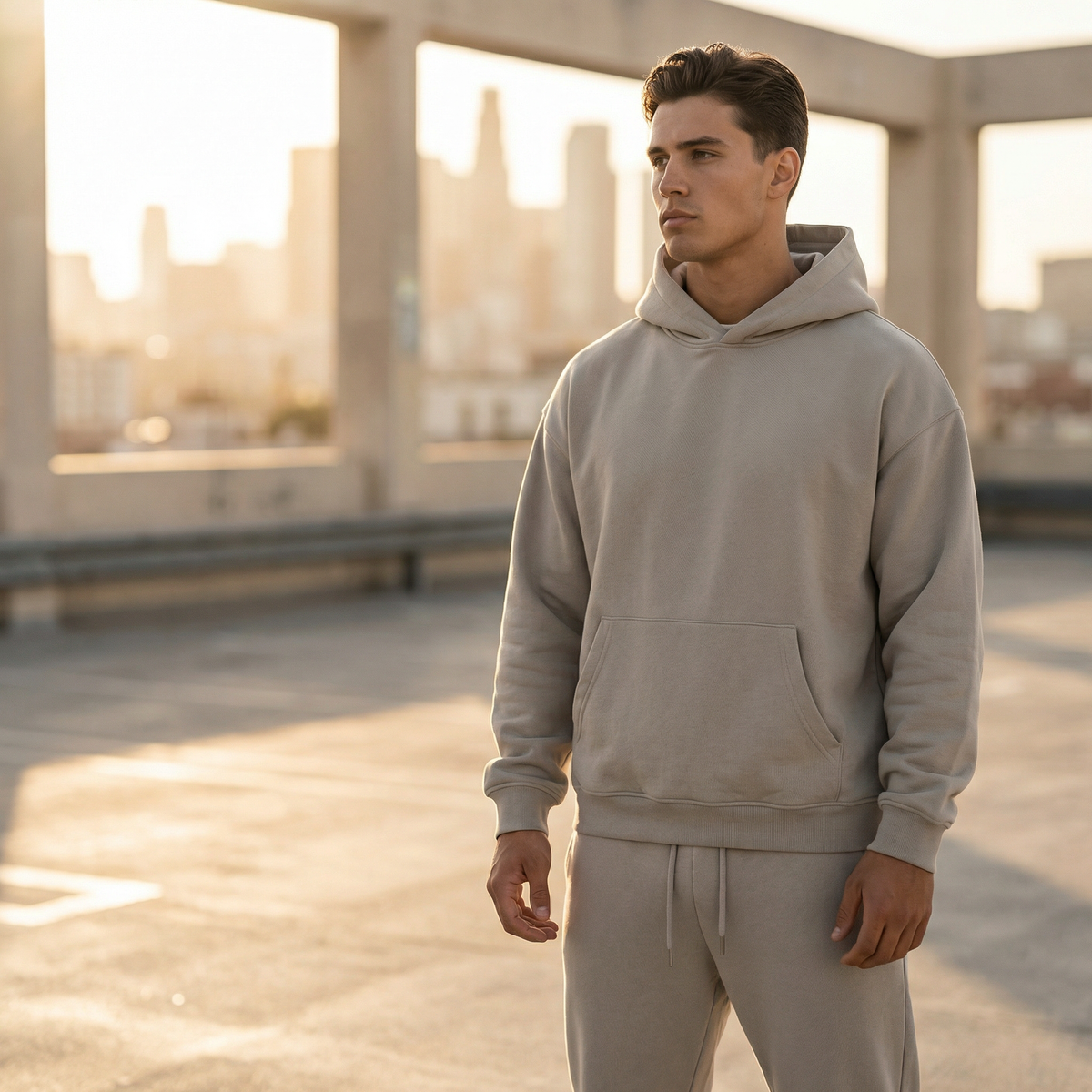 Vera | Conjunto Treino Homem Oversized Hoodie e Jogger 2 Peças