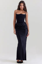 Tamsin | Vestido Feminino Ombro a Ombro Corseto Mini