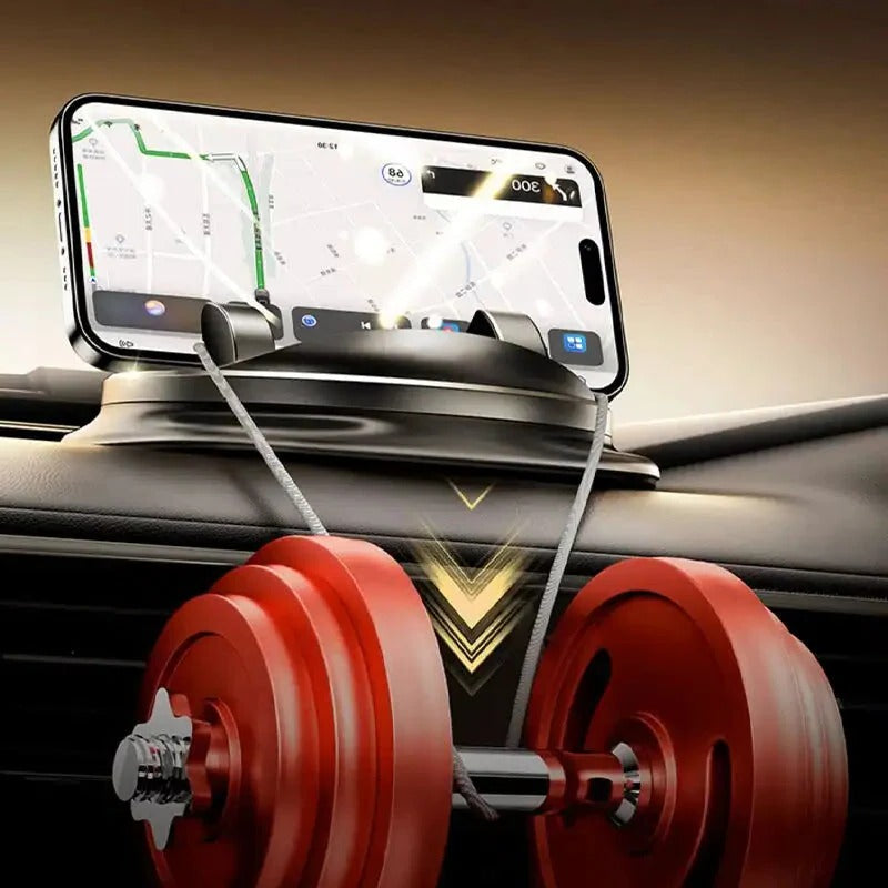 Aria | Suporte de Telemóvel para Carro | Rotação 360°, Universal | Painel ou Ventilação