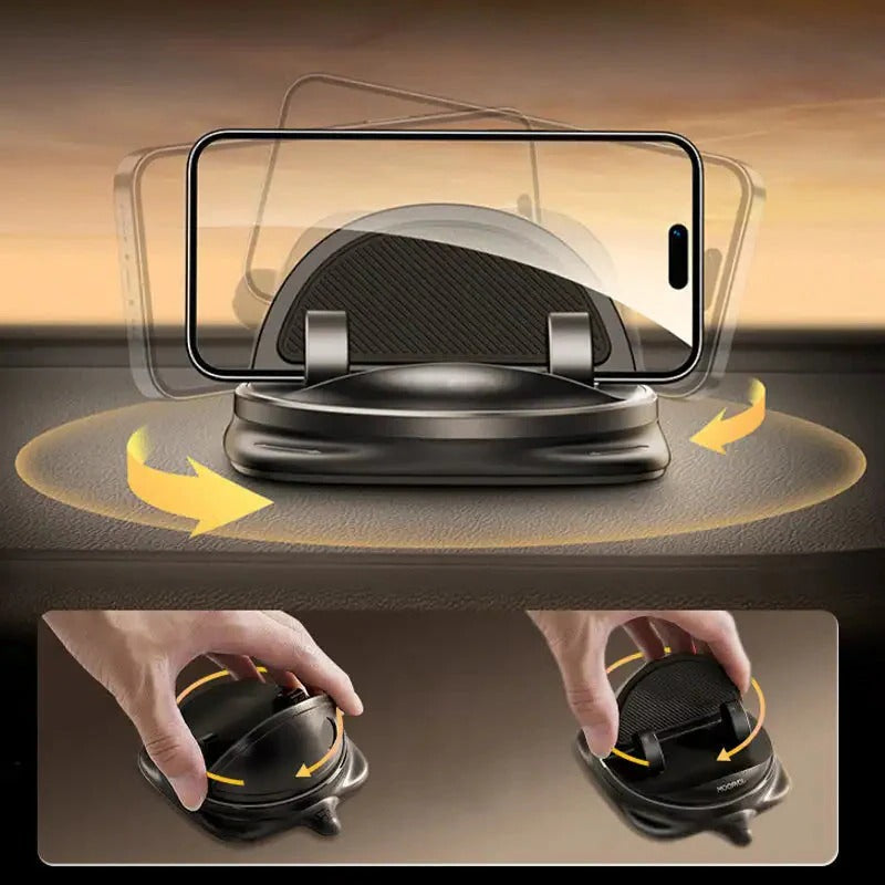 Aria | Suporte de Telemóvel para Carro | Rotação 360°, Universal | Painel ou Ventilação