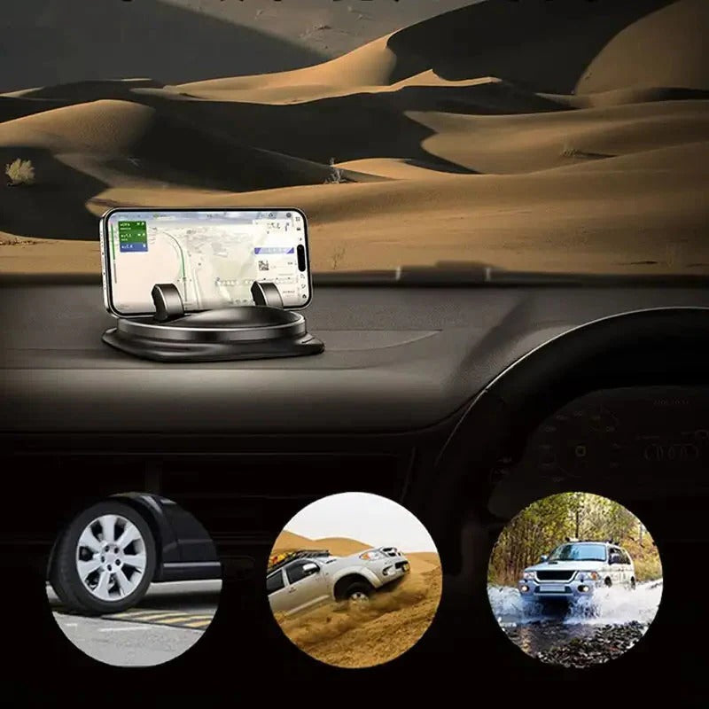 Aria | Suporte de Telemóvel para Carro | Rotação 360°, Universal | Painel ou Ventilação