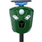 Faline | Repelente Ultrassônico Solar 360° | Sensor de Movimento, LED | Animais