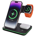 Neela | Base de Carregamento 3 em 1 Apple | iPhone, Watch e AirPods | Sem Fios