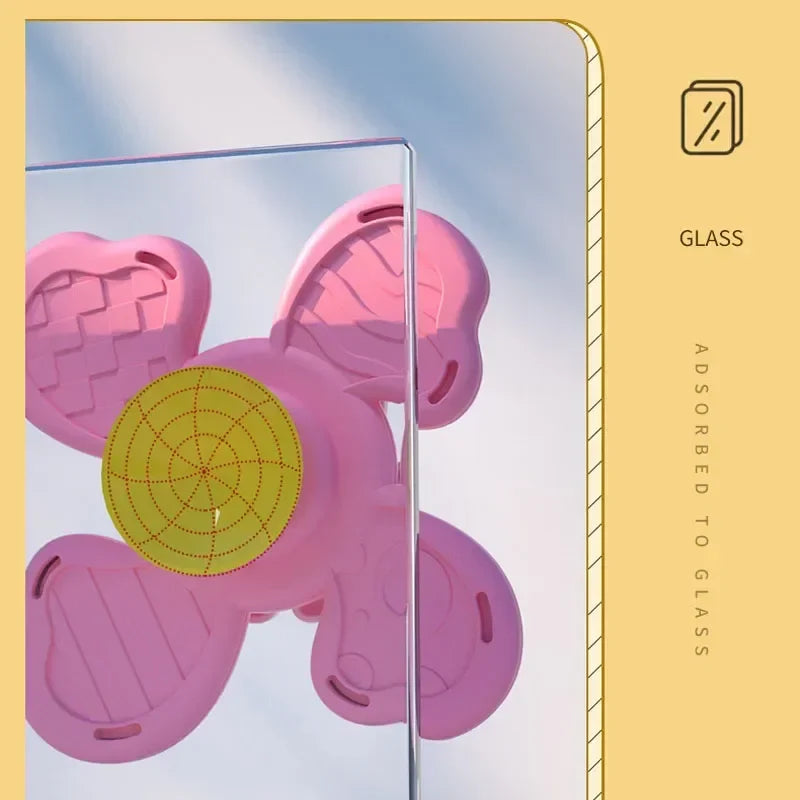 Dione | Brinquedos de Banho Giratórios | Educativos e Divertidos | Seguro, Ventosa