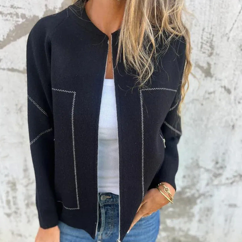 Wren | Casaco Feminino com Fecho de Correr Impermeável Forrado