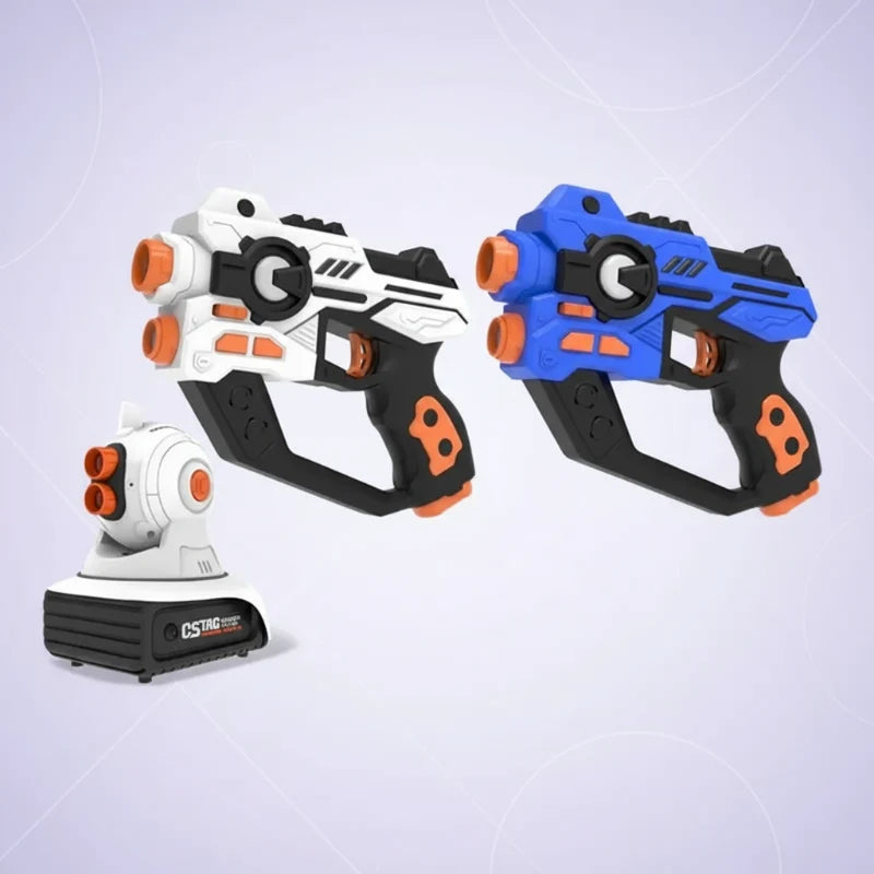 Birdie | Laser Tag Set | Pistolas Infravermelhas para Crianças | 2 a 6 Jogadores