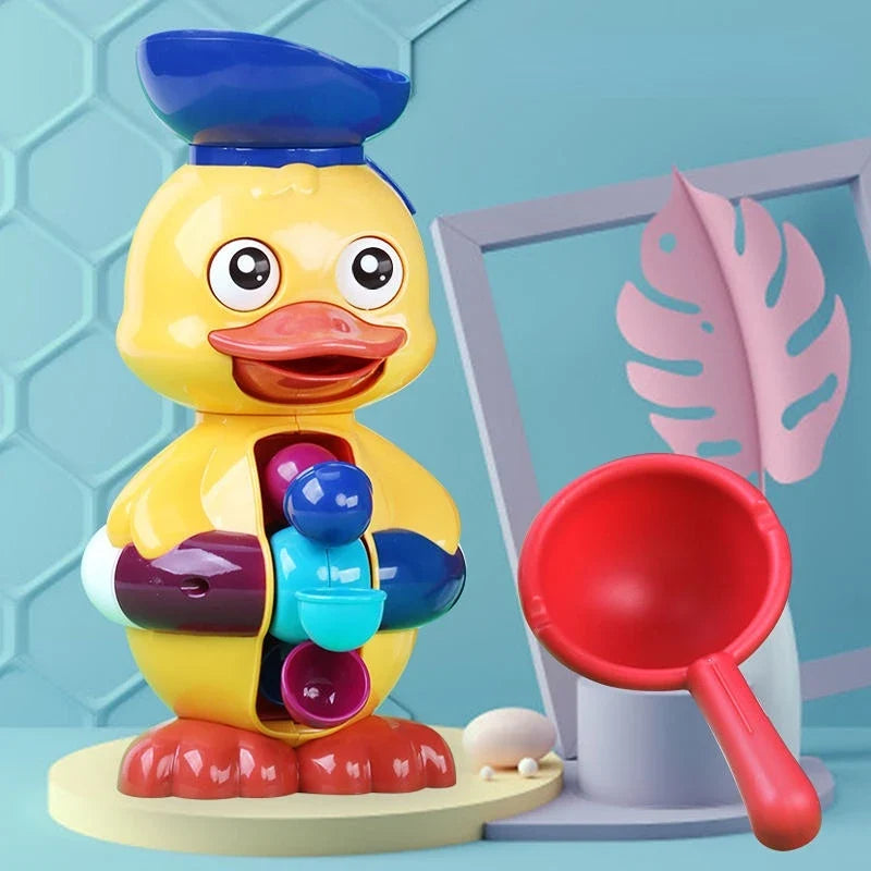 Selene | Brinquedo de Banho para Bebés | Roda d'Água com Patinhos | Divertido e Colorido