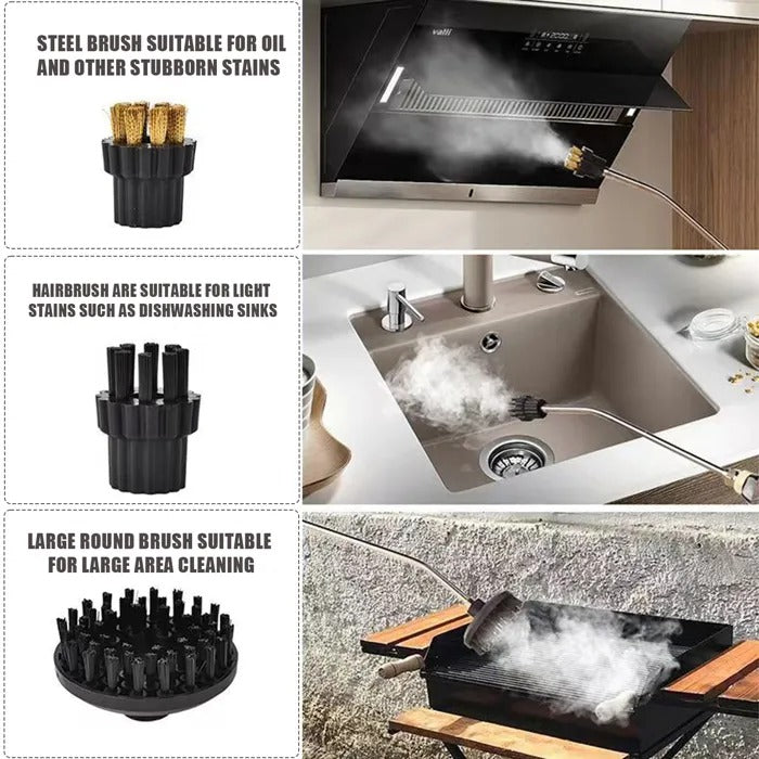 Vaporizador de Alta Pressão 2500W 5 Escovas 6 Velocidades