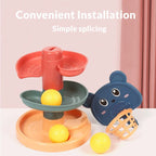 Tamsin | Conjunto de Brinquedo Escorregador e Empilhamento | Estimulação Infantil | Bolas, Copos, Interativo