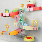 Anneke | Brinquedo de Banho DIY | Pista Interativa para Banheira | Seguro, Ventosas
